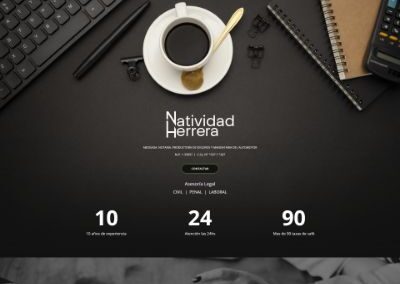 Sitio Web – Natividad Herrera